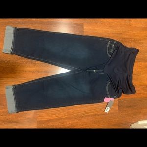 Times Two Maternity Jean Capris